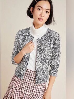 Anthropologie Dolan Left Coast
Eva Textured Knit Open Front Jacket Cardigan S